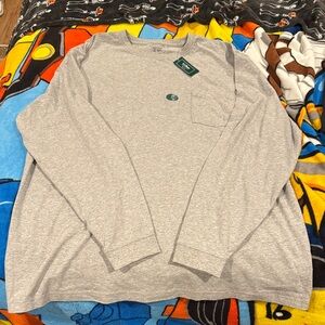 L.L. Bean Light Gray Long Sleeve Men's Shirt